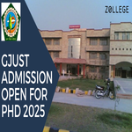 GJUST Admission Open For PhD 2025